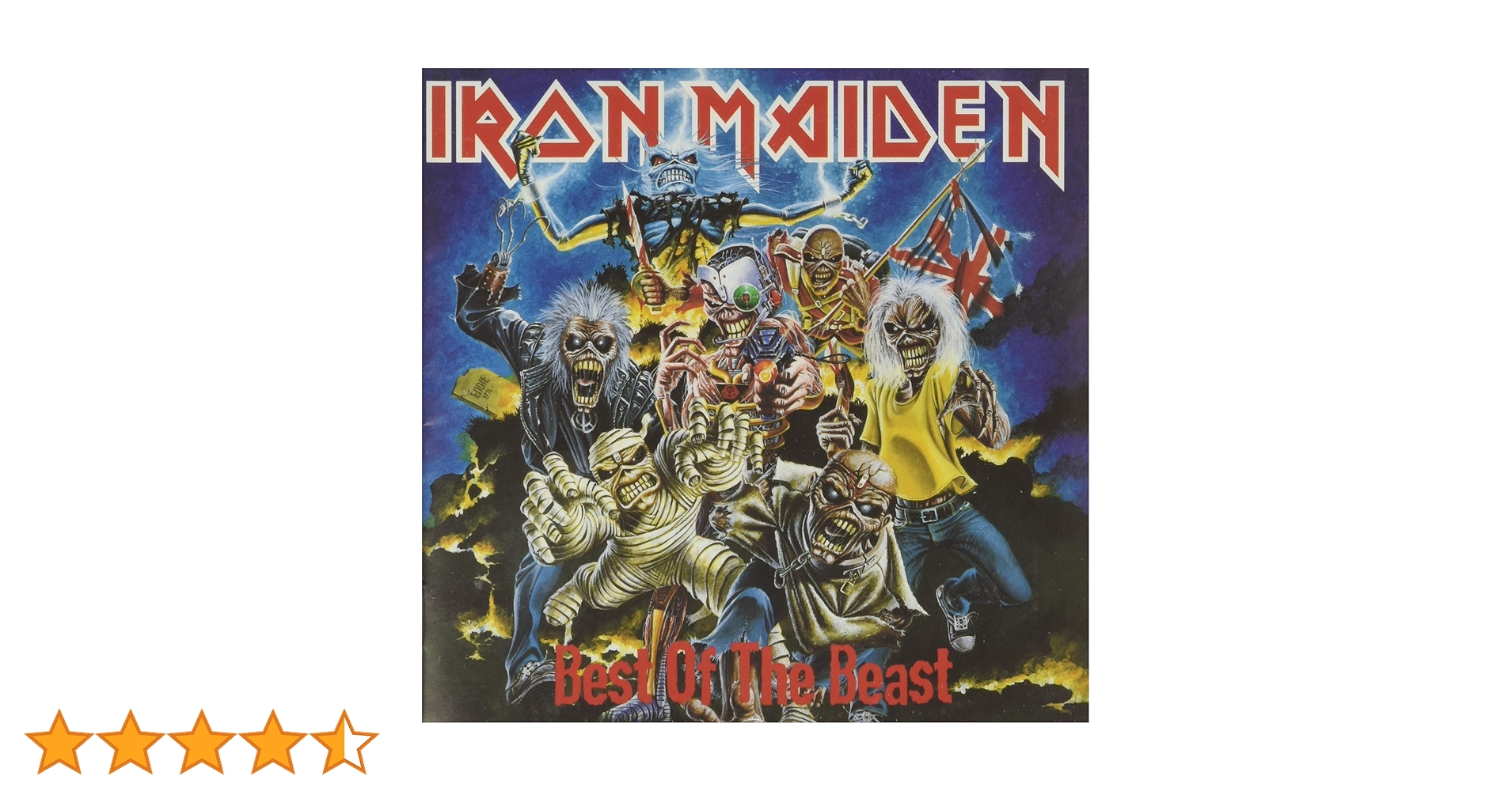 国内版！2CD！IRON MAIDEN / ベスト・オブ・ザ・ビースト Amazon.co.jp: Best of the Beast: ミュージック